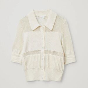 Cream Knit Cardigan from COS